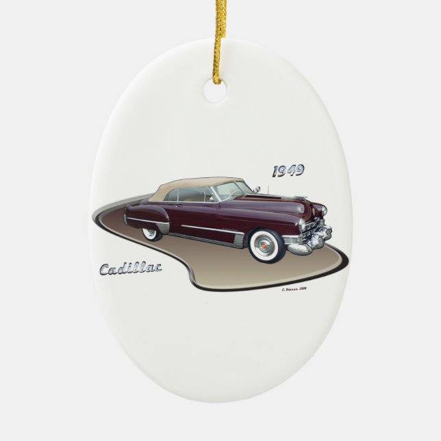 ADORNO DE CERÁMICA CADILLAC 1949 (Frente)
