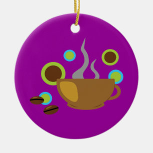 Adorno De Cerámica Café de arte pop