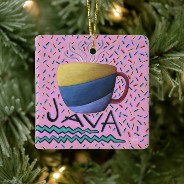 Adorno De Cerámica Café Java (Árbol)