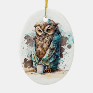 Adorno De Cerámica Café Por Favor