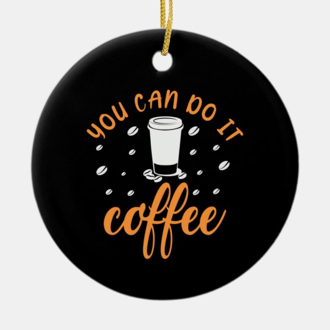 Adorno De Cerámica Café: Se Puede Hacer Café (Frente)