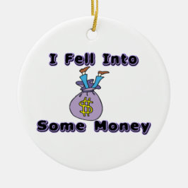 Adorno De Cerámica Caí en un poco de dinero