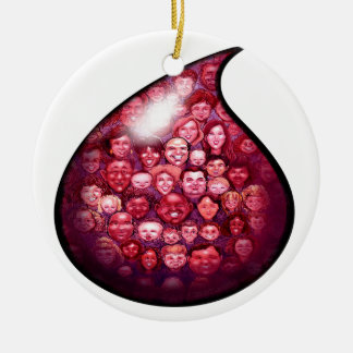 Adorno De Cerámica Caída de sangre