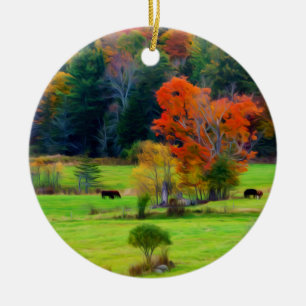 Adorno De Cerámica Caída de Vermont