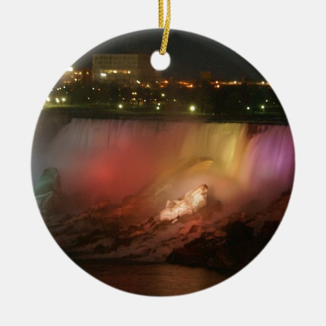 Adorno De Cerámica caídas del niagra (Frente)