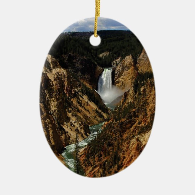 ADORNO DE CERÁMICA CAÍDAS EN YELLOWSTONE SÍ (Frente)