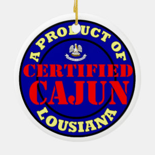 ADORNO DE CERÁMICA CAJUN CERTIFICADO