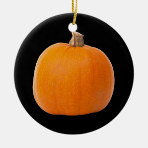 Adorno De Cerámica Calabaza de cosecha de Naranja grande
