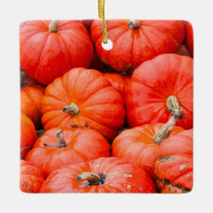 Adorno De Cerámica calabazas Naranjas en el mercado, Alemania