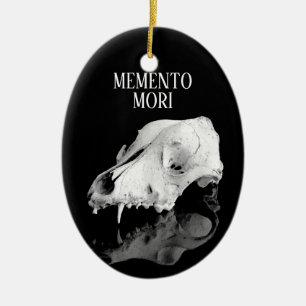 Adorno De Cerámica Calavera animal