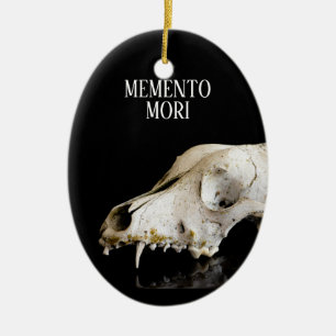 Adorno De Cerámica Calavera animal