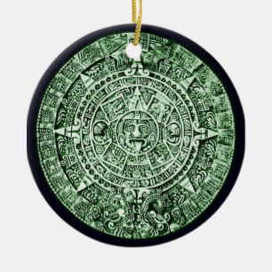 Adorno De Cerámica calendario maya