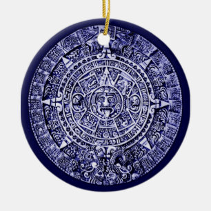 Adorno De Cerámica calendario maya
