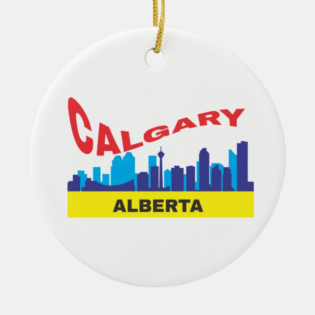Adorno De Cerámica Calgary (Frente)