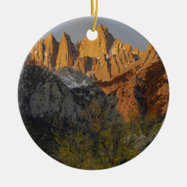 Adorno De Cerámica California, Monte Whitney, Bosque Nacional Inyo 3 (Frente)