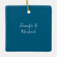 Caligrafía azul oceánica minimalista profesional