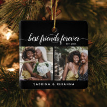 Caligrafía Mejor Amigos para siempre 4 Collage de 