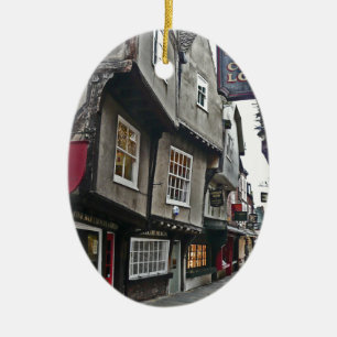 Adorno De Cerámica Calle de la confusión de York