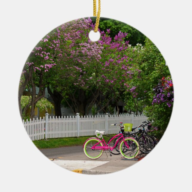 Adorno De Cerámica Calle principal de Mackinac (Frente)