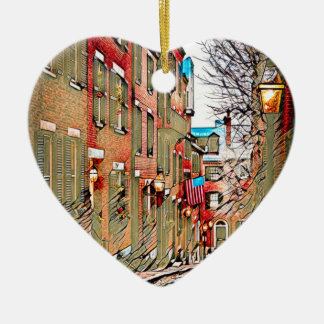 Adorno De Cerámica Calles de Boston