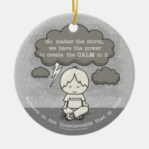 Adorno De Cerámica Calma en la tormenta