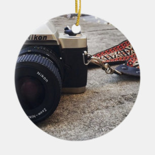 Adorno De Cerámica Cámara de la película de Nikon