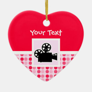 Adorno De Cerámica Cámara de película linda