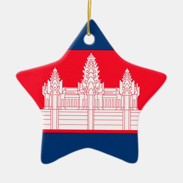 Adorno De Cerámica Camboya (Frente)