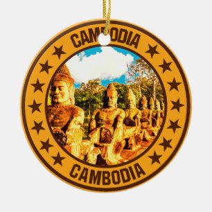 Adorno De Cerámica Camboya
