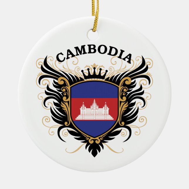 Adorno De Cerámica Camboya (Frente)