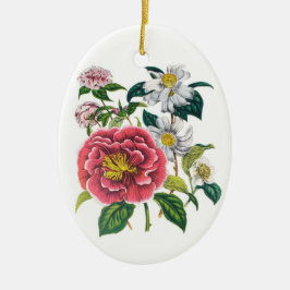 Adorno De Cerámica Camellias
