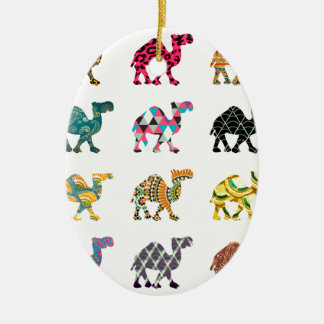 Adorno De Cerámica Camellos lindos de la diversión