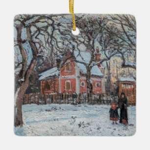 Adorno De Cerámica Camille Pissarro - Castaños en Louveciennes