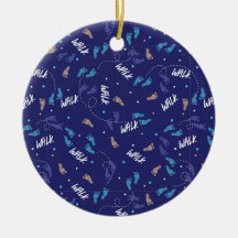 Caminando juntos: Silhouette de Huella de Aventura