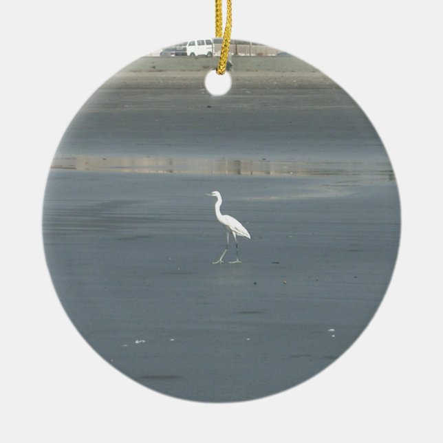 Adorno De Cerámica Caminando solo.JPG (Frente)