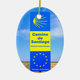 Adorno De Cerámica Camino de Santiago
