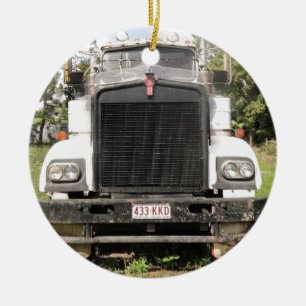 Adorno De Cerámica Camión clásico de Kenworth