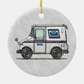 Adorno De Cerámica Camión de correo lindo