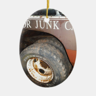 Adorno De Cerámica Camión de remolque Vintage para Rótulo basura de a