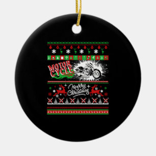 Adorno De Cerámica Camisas para motocicletas - Camisa para Navidades