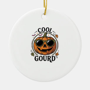 Adorno De Cerámica Camiseta de calabaza genial grabado vintage Hallow