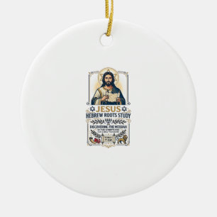 Adorno De Cerámica Camiseta de nerd de idiomas de la Biblia de Jesús 
