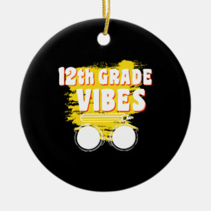 Adorno De Cerámica Camiseta de Vibraciones de 12º Grado De vuelta al 