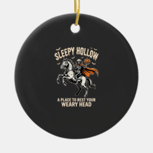 Adorno De Cerámica Camiseta del Jinete sin Cabeza Sleepy Hollow Hallo
