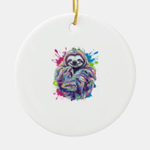 Adorno De Cerámica Camiseta gráfica divertida de arte de animal lindo