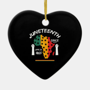 Adorno De Cerámica Camiseta Juneteenth Desde el 19 de Junio de 1865 F