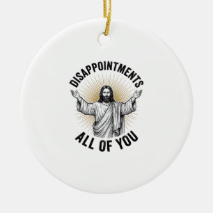Adorno De Cerámica Camiseta Religiosa Vintage De Desilusiones Todos U
