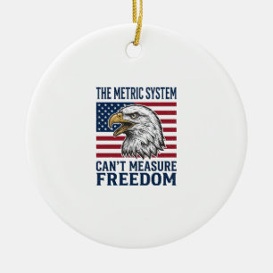 Adorno De Cerámica Camiseta vector vintage cita águila patriótica lib