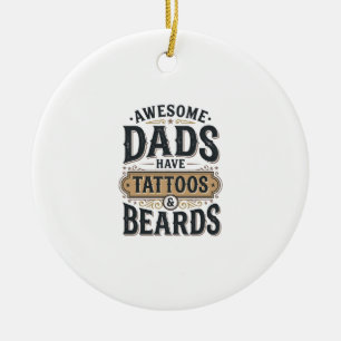 Adorno De Cerámica Camiseta Vintage Los Padres Increíbles Tienen Tatu