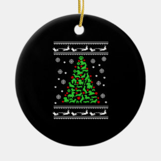 Adorno De Cerámica Camisetas navideñas navideñas para perros divertid